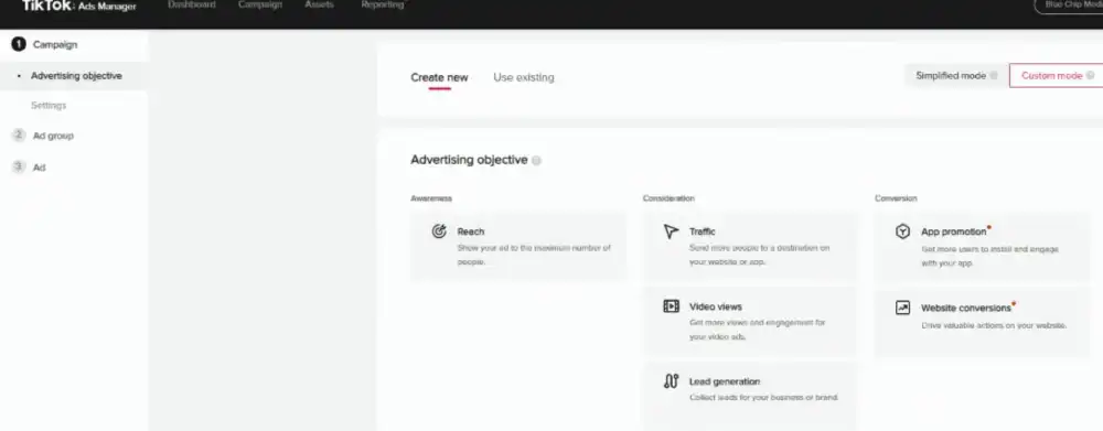 Choose Your Campaign Objective