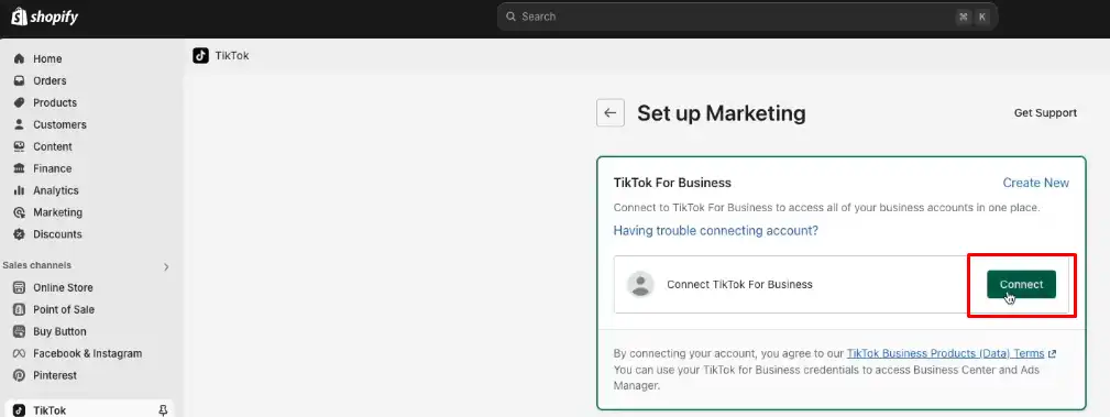 Connect your TikTok Ads Manager account