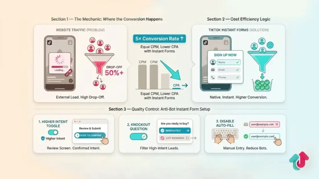 Instant Forms vs. Website Traffic