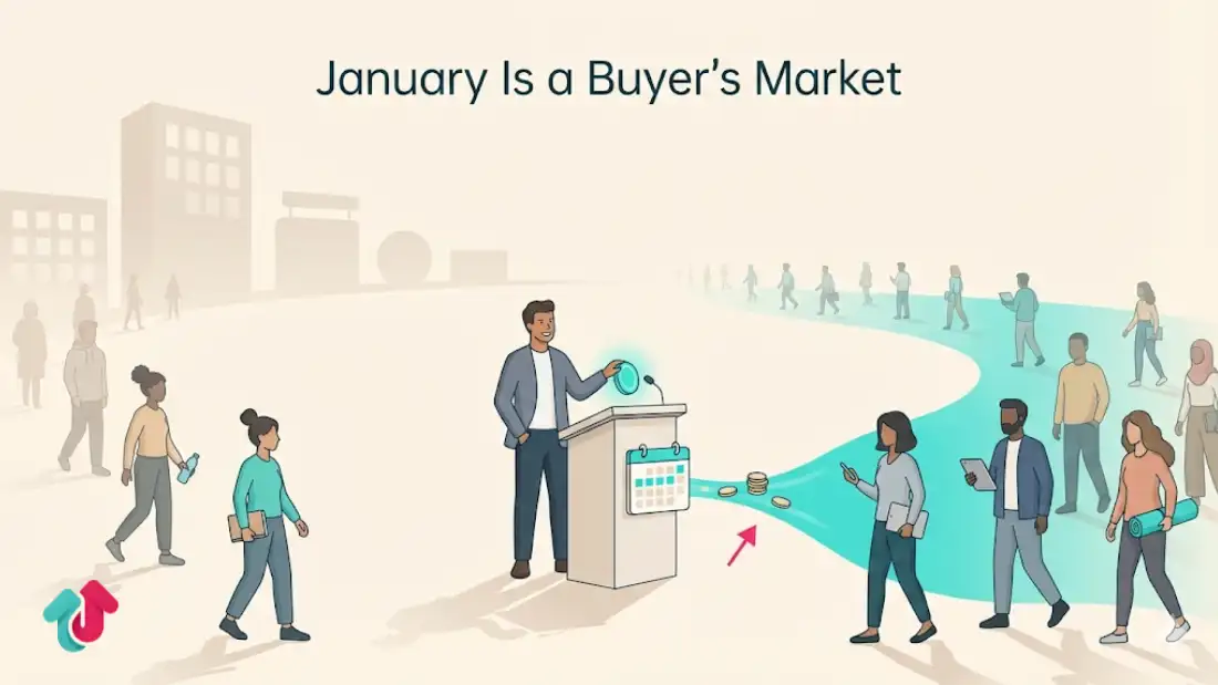 tiktok ads budget planning new year sale