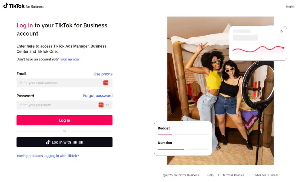 TikTok For Business Account