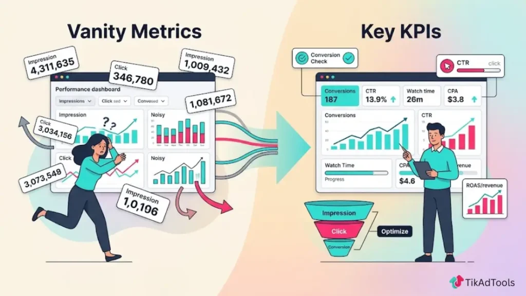 TikTok ads metrics