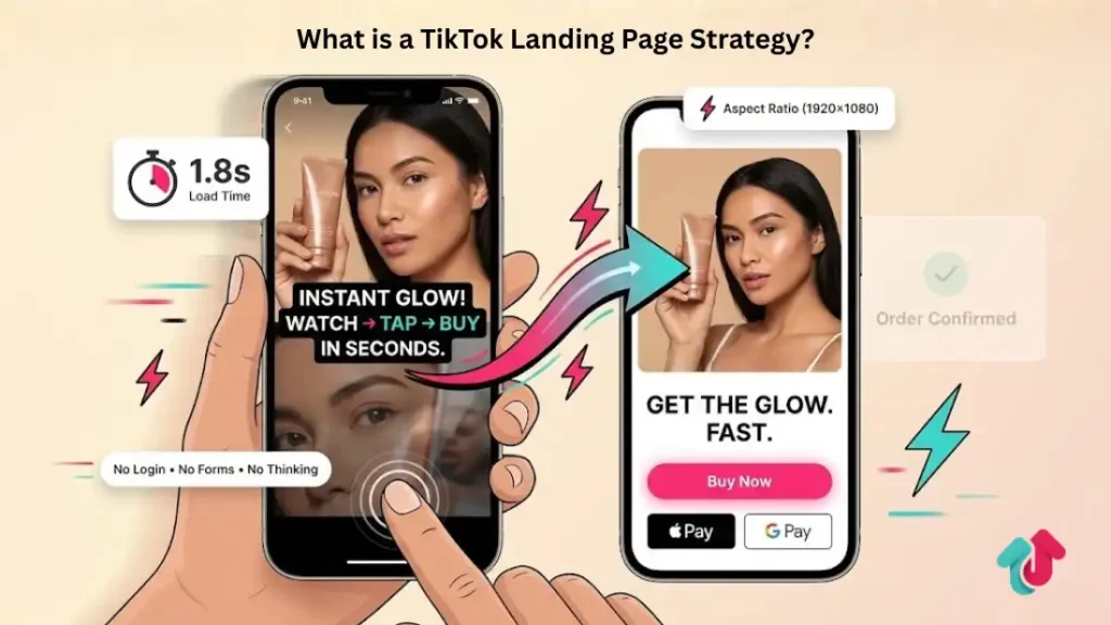 What is a TikTok Landing Page Strategy