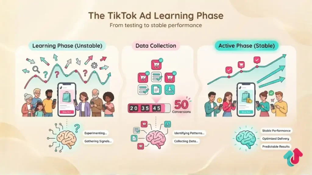 What is the TikTok Ad Learning Phase?