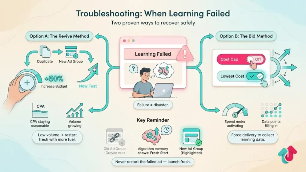 What to Do When Learning Failed