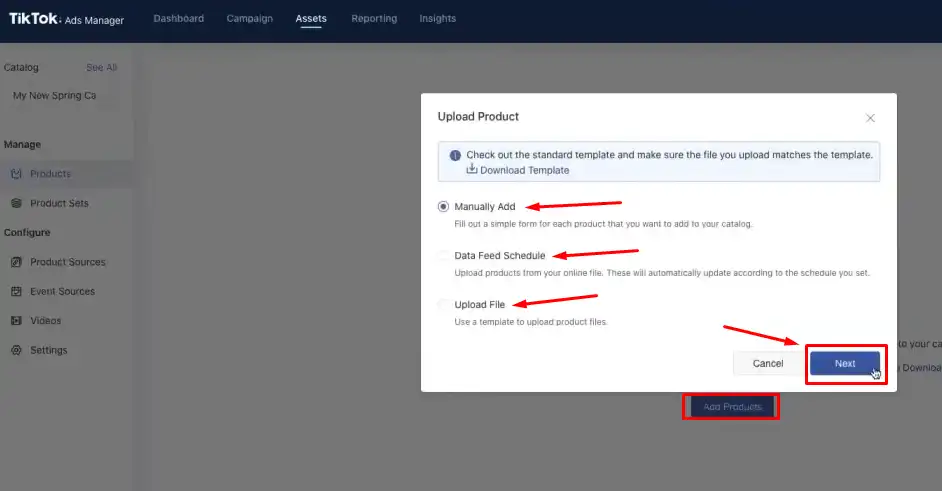 Choose your data source