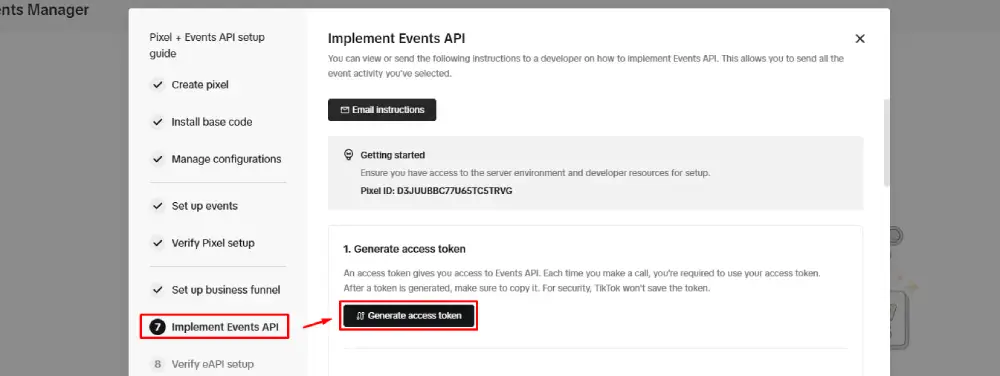 Generate your access token