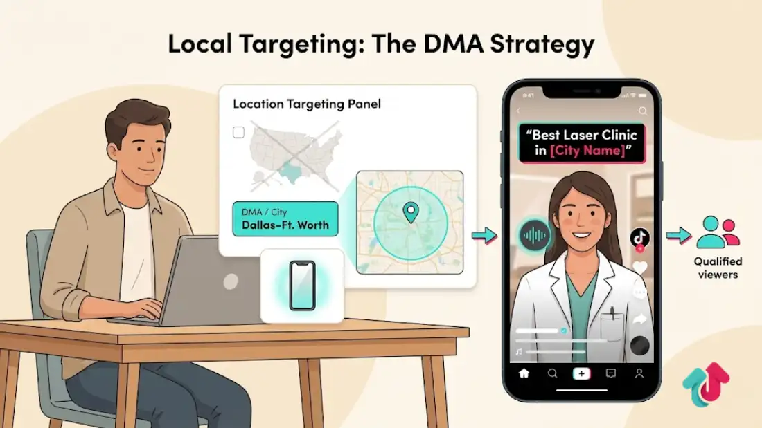 TikTok beauty clinic ads