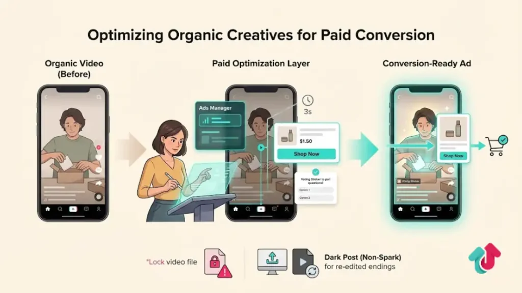Optimizing Organic Creatives for Paid Conversion