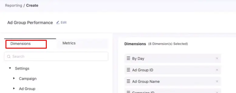 Pick your dimensions
