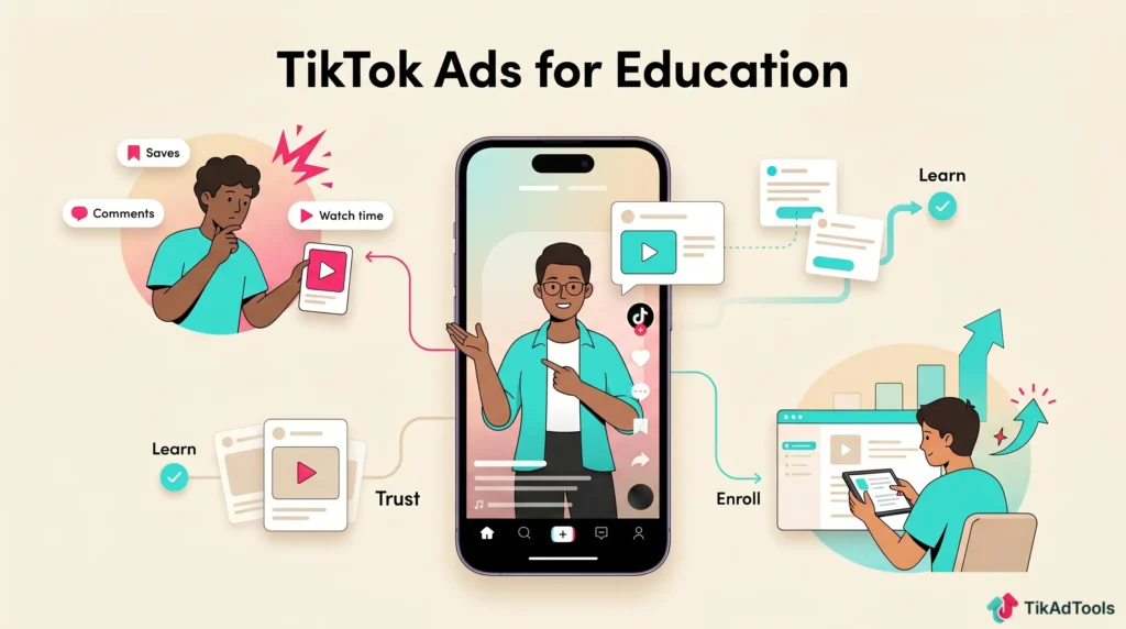 TikTok ads for Education
