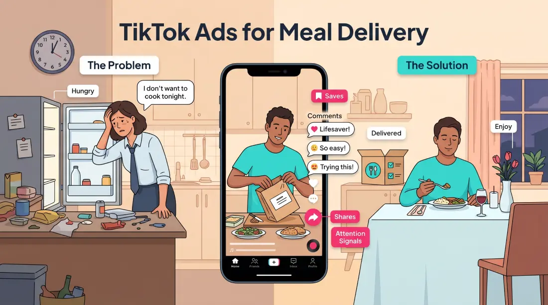 TikTok Ads for Meal Delivery: What Actually Drives Orders