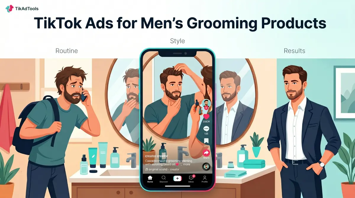 TikTok Ads for Men’s Grooming Products That Actually Convert