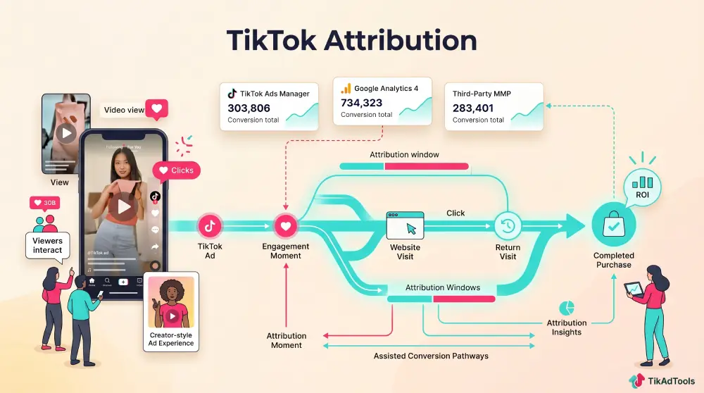TikTok attribution