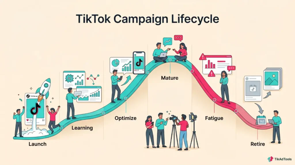 TikTok campaign lifecycle