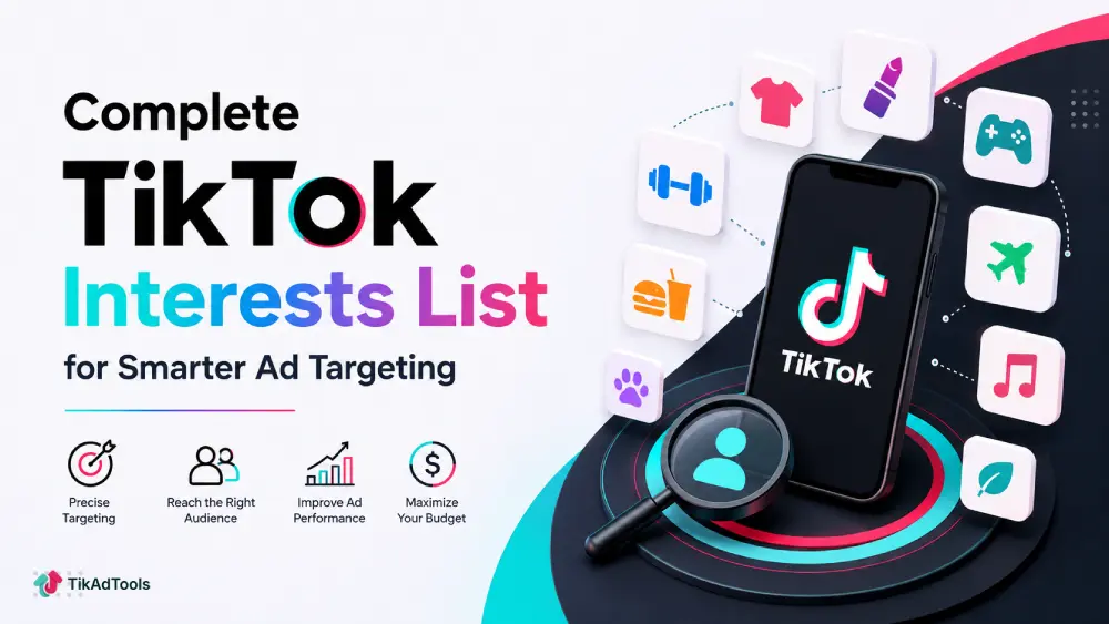 Complete TikTok Interests List for Smarter Ad Targeting