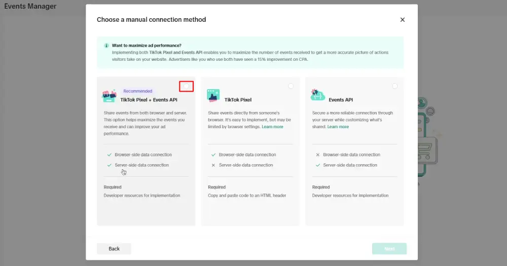 TikTok Pixel + Events API