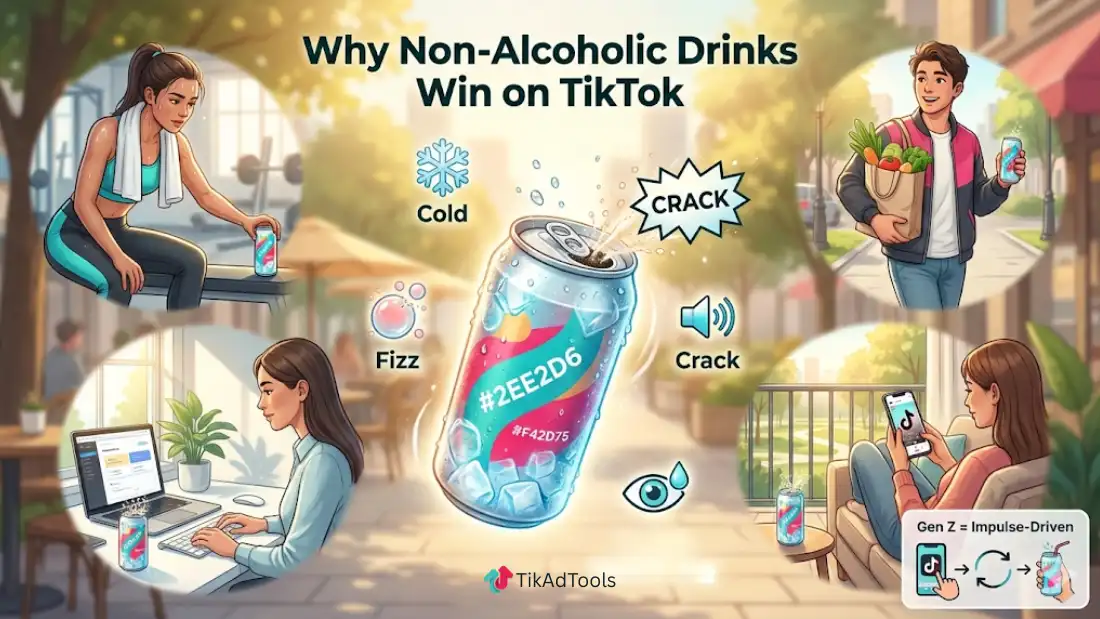 TikTok ads beverage