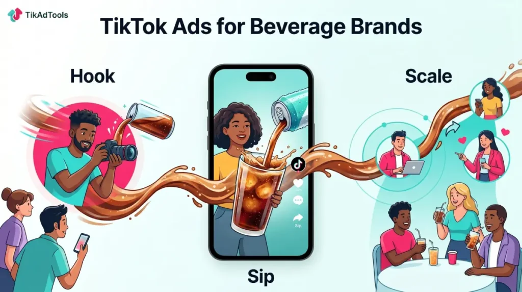 TikTok ads beverage