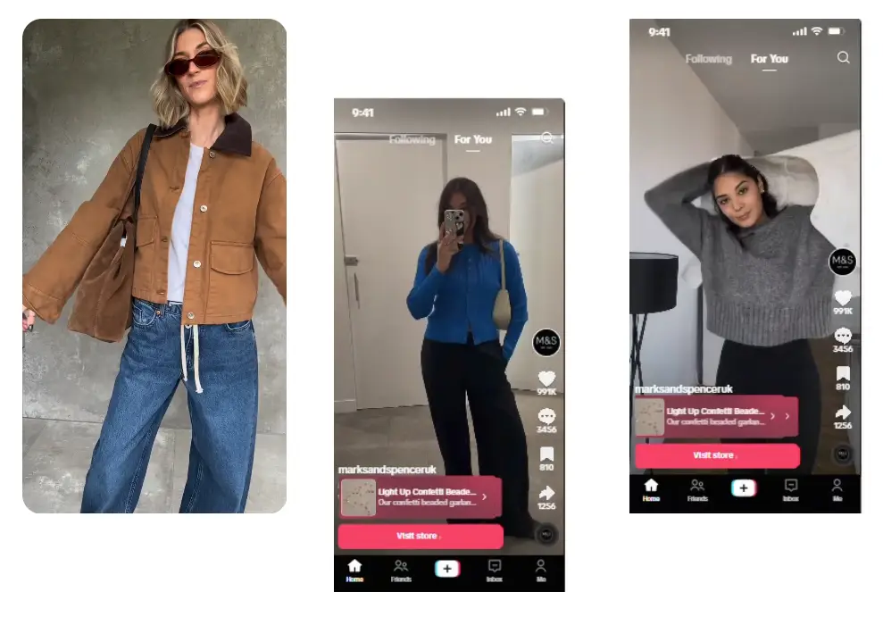tiktok ads ecommerce product example