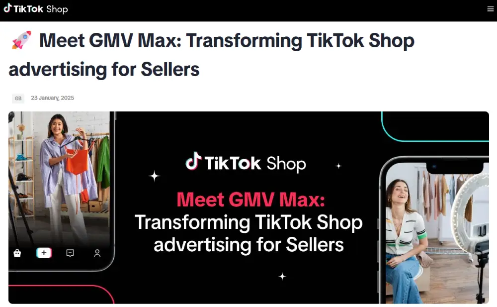 Meet TikTok GMV Max