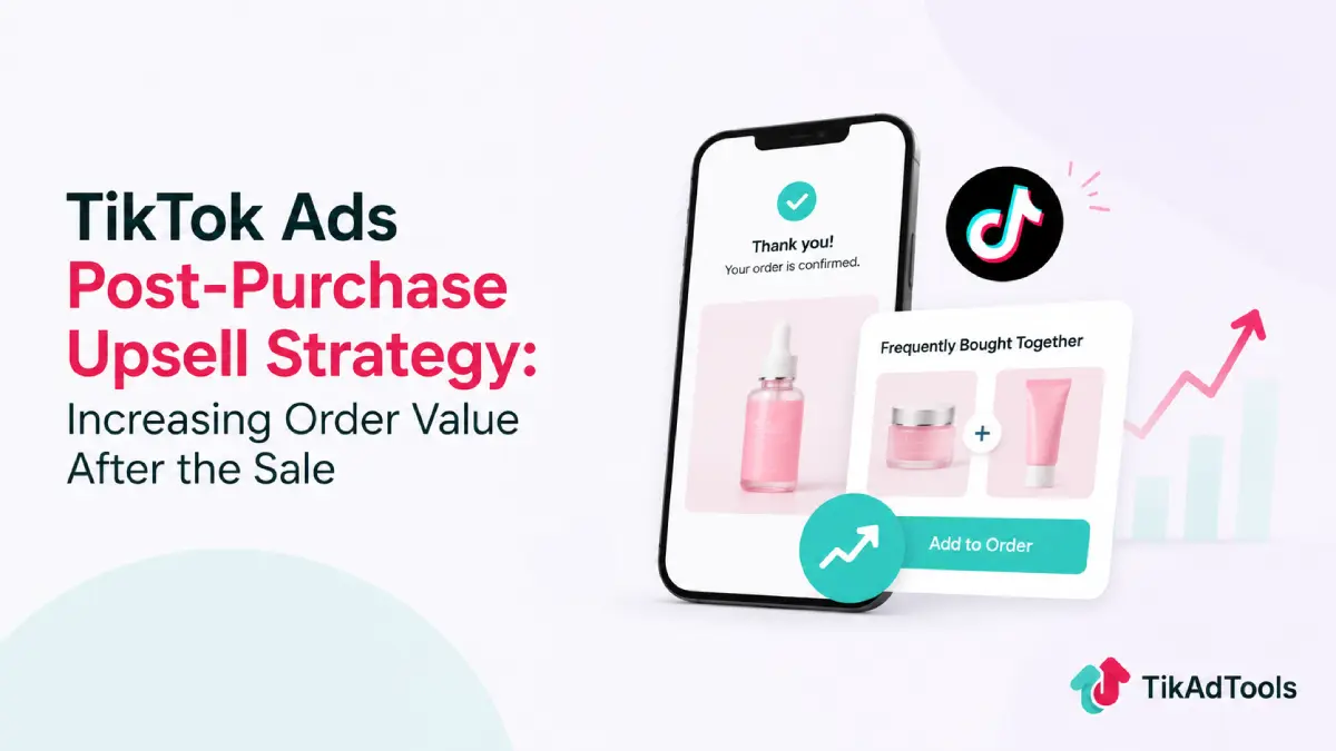 TikTok Ads Post-Purchase Upsell Strategy: Increasing Order Value After the Sale