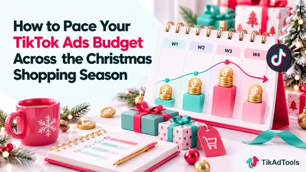 TikTok ads budget pacing Christmas