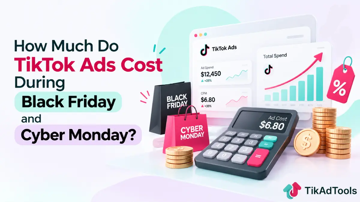 TikTok ads cost Black Friday Cyber Monday