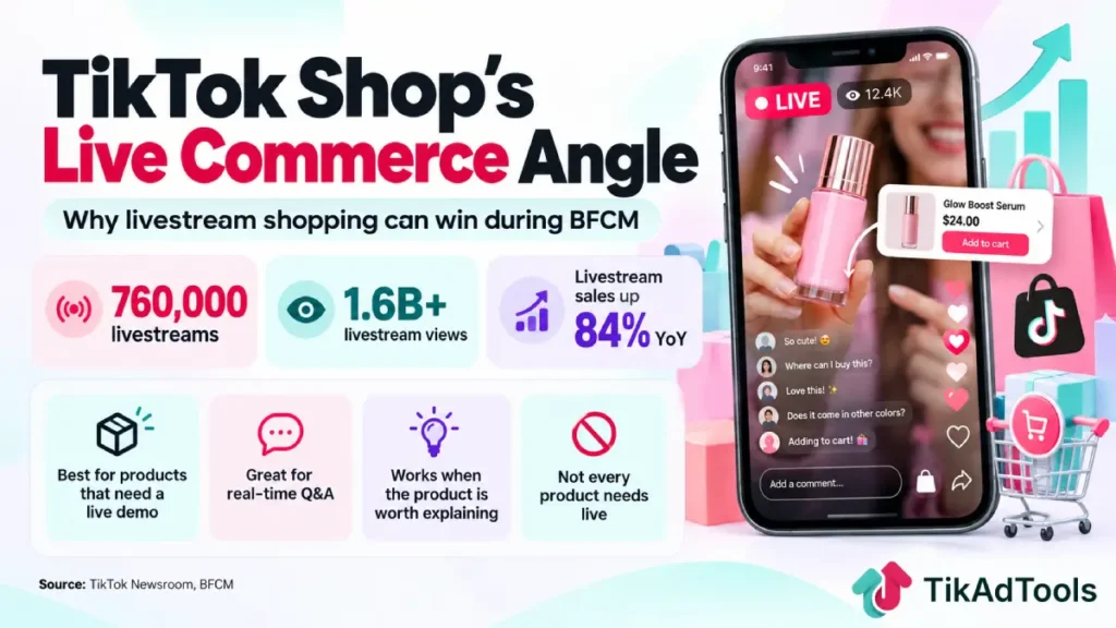 TikTok Shop's live commerce angle